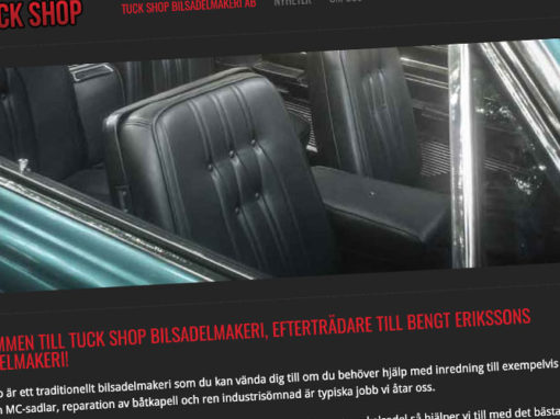 Tuckshop – Bilsadelmakare.se